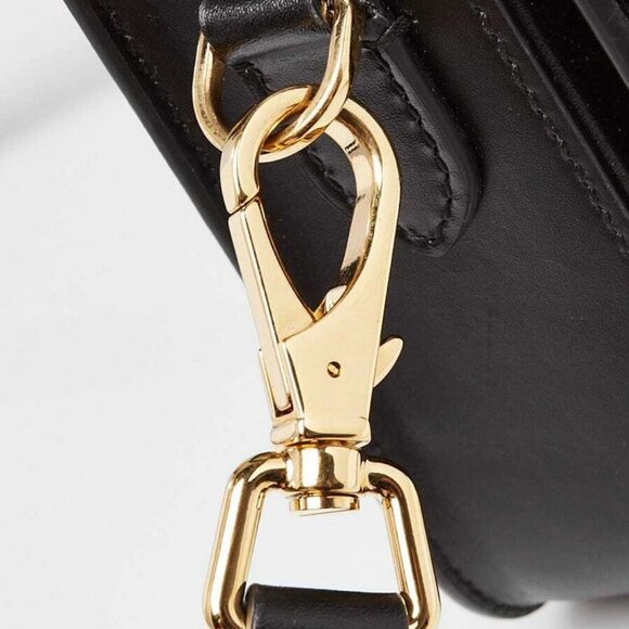 Burberry Black Calfskin Leather Small Elizabeth Crossbody Bag - Picture 5 of 10